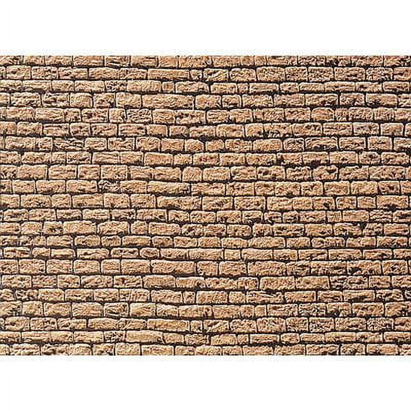 Faller 170806 Stone Sheet Sandstone – Model Railroad Scenery Accessory, Plastic Scale Building Kit