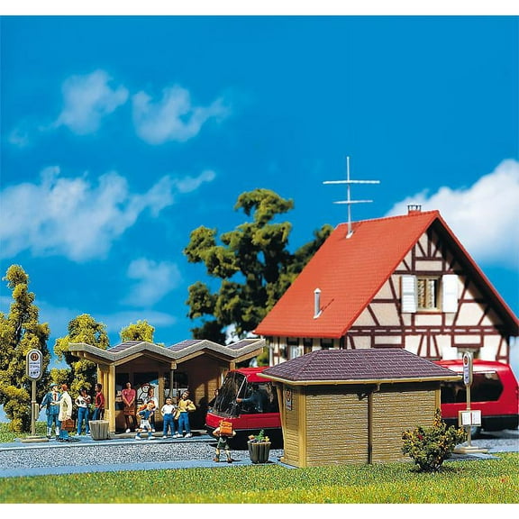 Faller 180587 Faller Gmbh 180587 HO Bus Stop Shelter Building Kit
