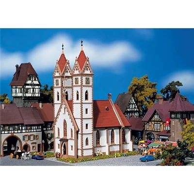 Faller 232271 Town Church N Scale Building Kit Large
