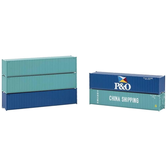 Faller 40' 182151 H0 Container Pack of 5