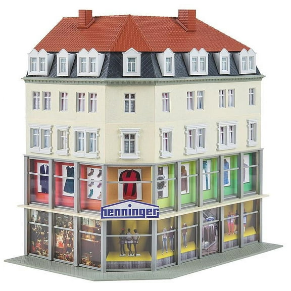 Faller HO Scale Building/Structure Kit Henninger Department Store/Row Houses