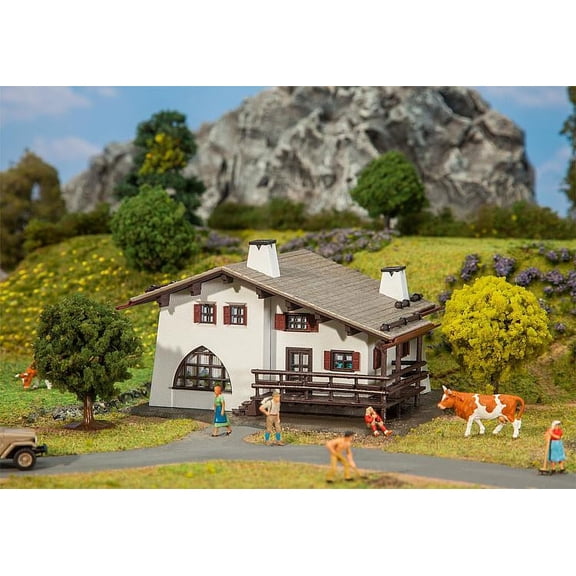 Faller HO Scale Building/Structure Kit Mountain Chalet Stucco House/Home