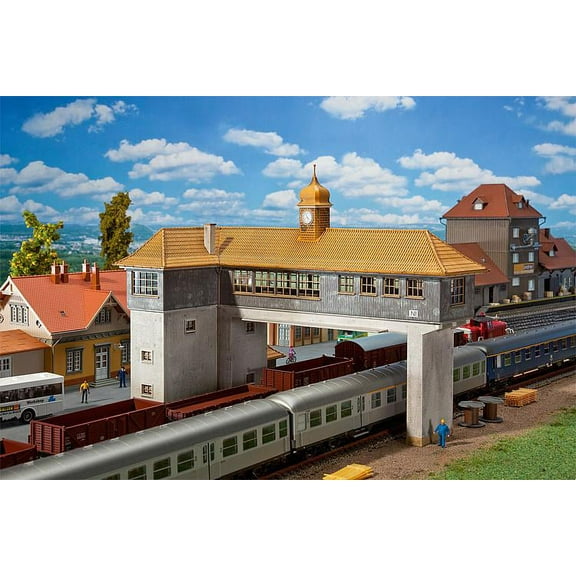 Faller HO Scale Building/Structure Kit Neustadt Overhead Railroad Signal Tower