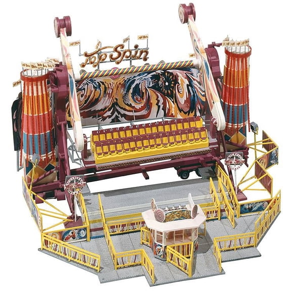 Faller HO Scale Building/Structure Kit Top Spin Midway Carnival/Amusement Ride