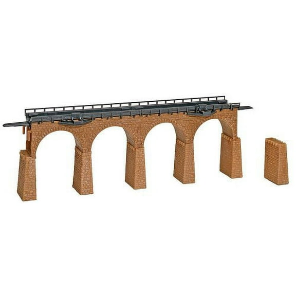 Faller N Scale Building/Structure Kit Two Straight Viaduct Stone Bridges