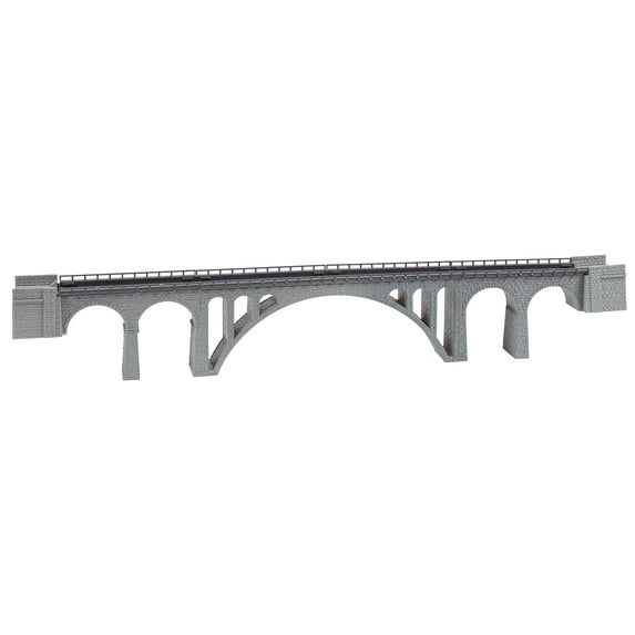 Faller N Scale Building/Structure Kit Val Tuoi Viaduct Stone Arch Bridge Set