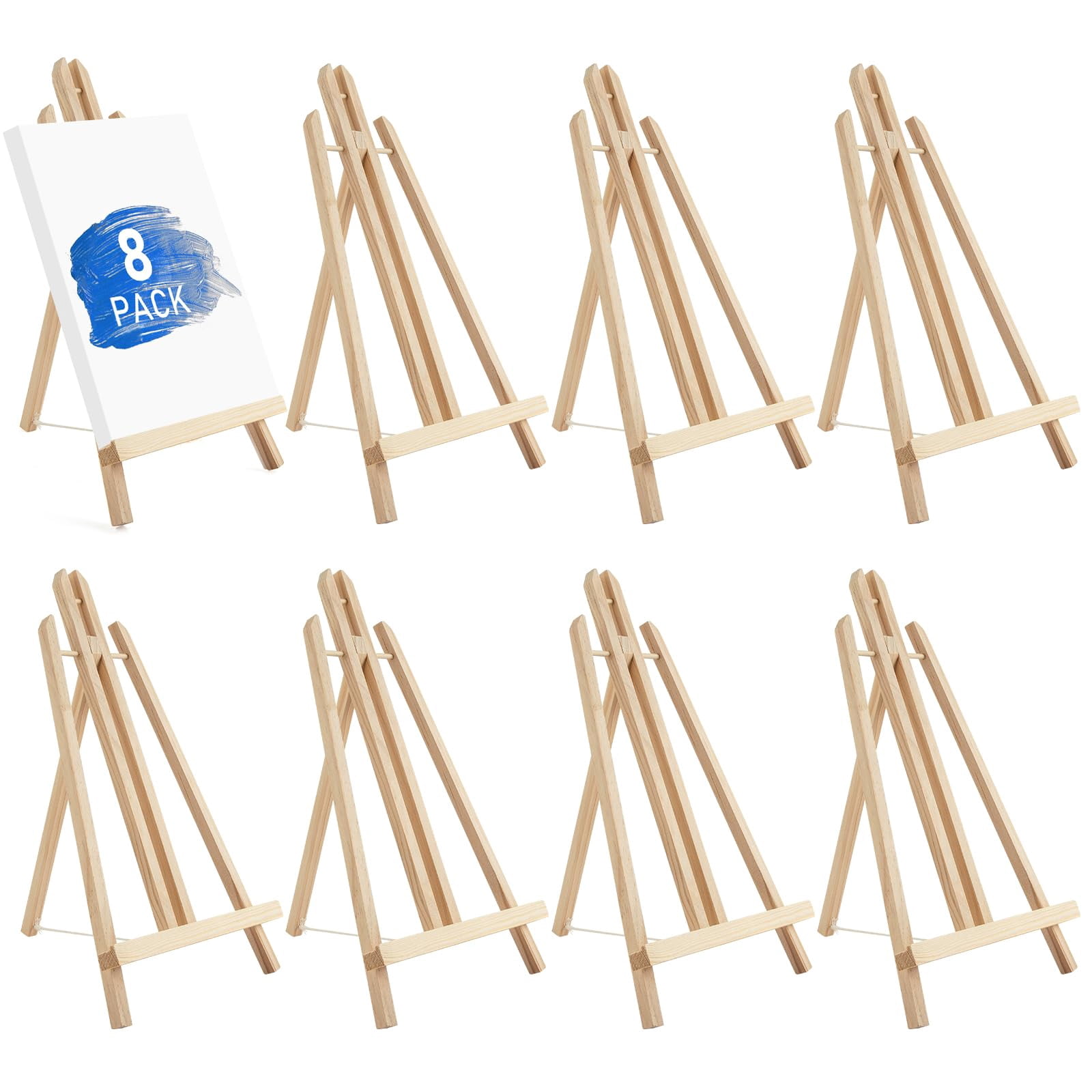 Falling in Art 16 Inch Wood Easel Stand, Tabletop Display Stand A-Frame ...