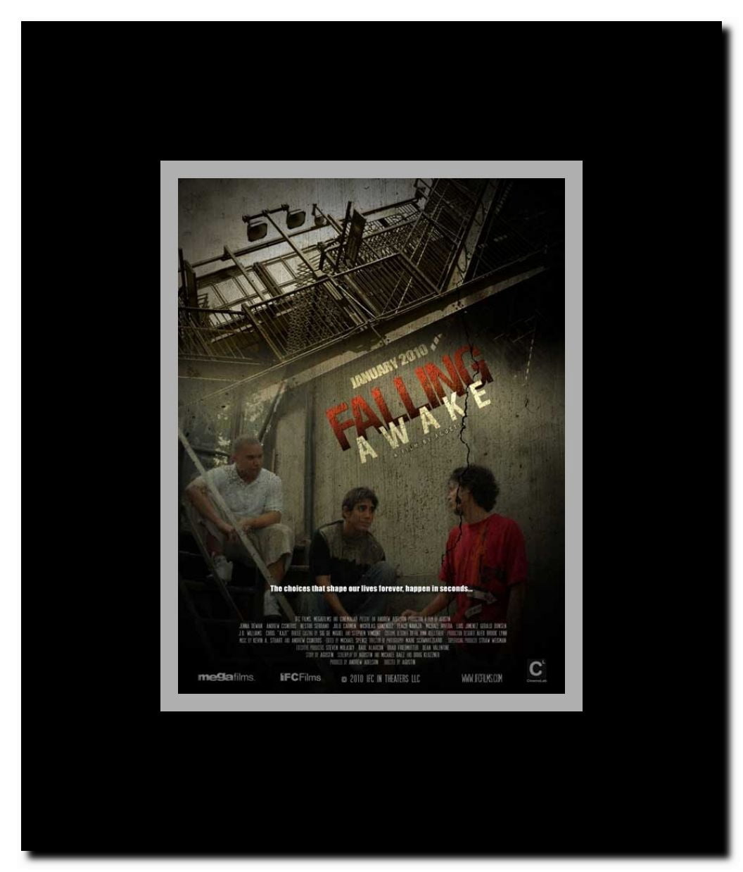 Falling Awake Framed Movie Poster