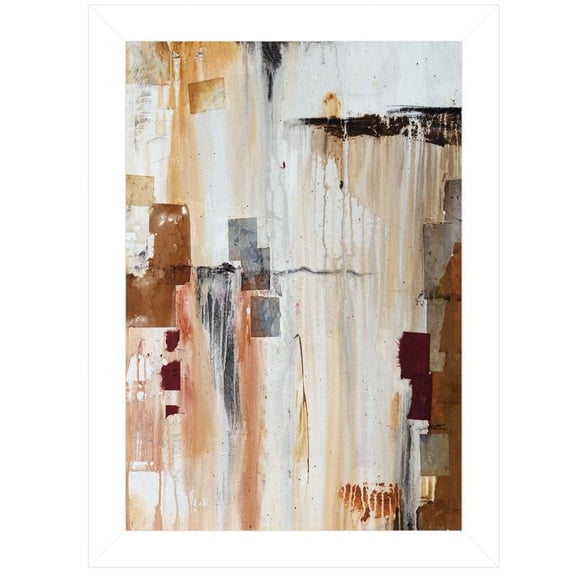 Falling Blocks by Cloverfield and Co Printed Wall Art Wood Multi-Color
