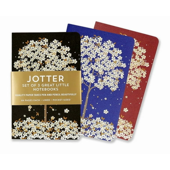 Falling Blossoms Jotter Notebooks, (Paperback)