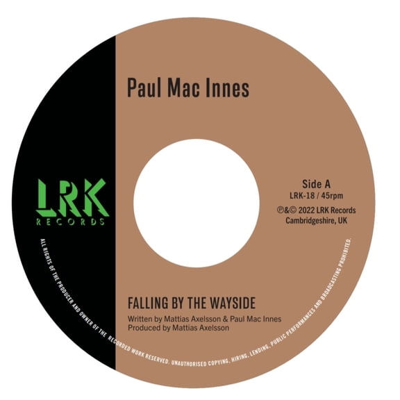 Paul Mac Innes Falling By the Wayside (Vinyl Record) 7" Single