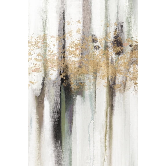 Art.com Falling Gold Leaf I Art Print by Studio W, 24" x 36"