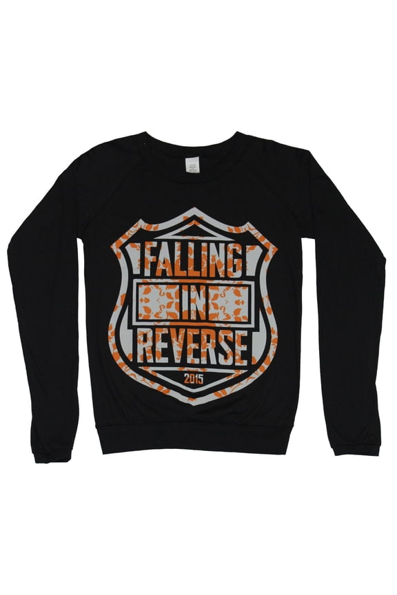 Girls Juniors Light Sweatshirt - Harley Style Name Logo (Medium)