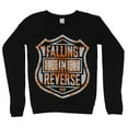 thumbnail image 1 of Falling In Reverse Girls Juniors Light Sweatshirt - Harley Style Name Logo (Small), 1 of 1