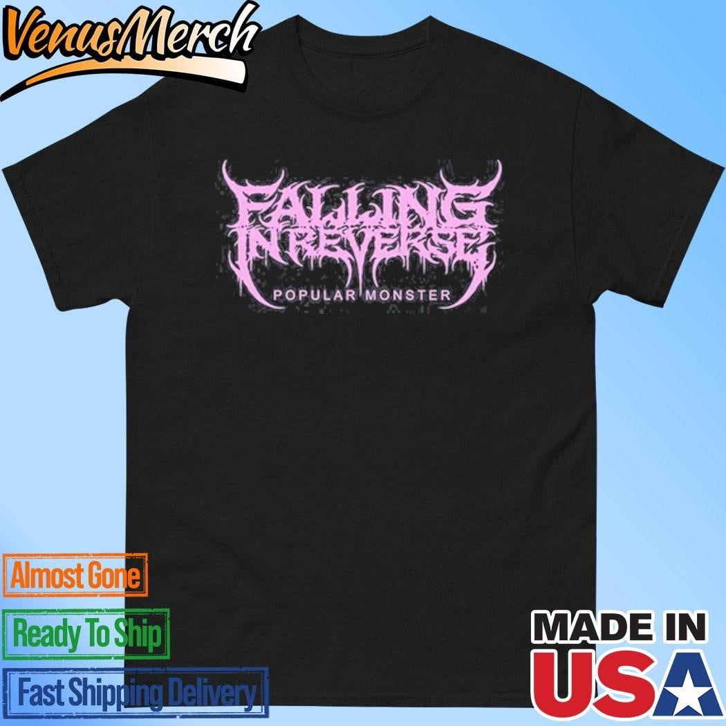 Falling In Reverse Popular Monster Logo T-shirt - Walmart.com