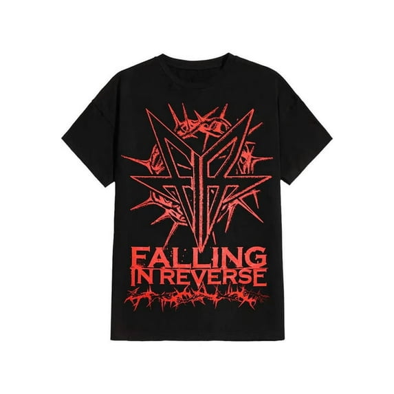 Falling In Reverse T-Shirt, Popular Monster, Unisex Rock Tee - Gift for Rock Lovers,Black Color,Size L