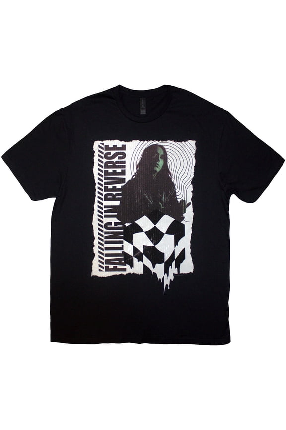 Falling In Reverse Unisex T-Shirt 21 Chequered (Black)