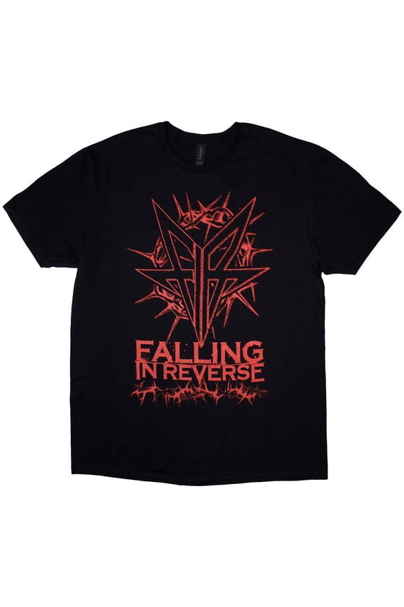Falling In Reverse Unisex T-Shirt Thorns (Black) (X-Large)