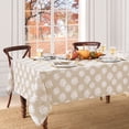 thumbnail image 1 of Elrene Home Fashions Falling Leaves Jacquard Tablecloth, Taupe, 60" x 120" Rectangle, 1 of 3