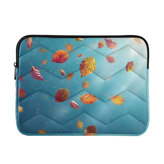 Falling Leaves Quilted Laptop Protective Cases Computer Sleeves Tablet Bags Briefcases M
