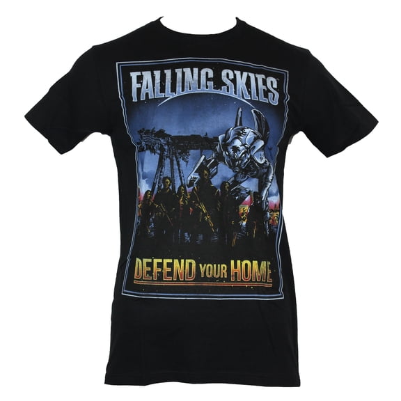 Falling Skies Mens T-Shirt - "Defend Your Homeland" Battle Ready Humans Image