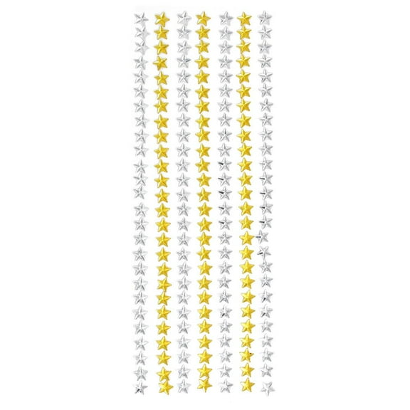 Falling Stars Jewel Border Stickers, 7-Piece