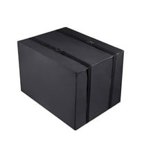 Falling Window Air Conditioning Cover - 420D Fabric, Waterproof, Adjustable Straps, Insulated, Black, Easy Install for Outdoor