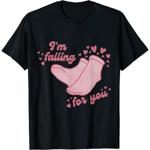 Falling for You Funny PCT CNA Nurse Happy Valentines Day T-Shirt