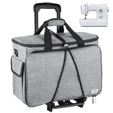 Falling in Art Gray Craft and Hobby Storage Bag, 3 Compartments, 3 Pockets, 3 Slots, for Art&Crafts, 1 Count