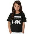 thumbnail image 1 of Falling in Love Romantic Cute Trendy Girls Kids T Shirt Tees Teen Brisco Brands XS, 1 of 5