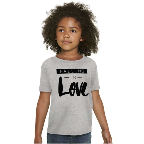 Falling in Love Romantic Cute Trendy Girls Kids T Shirt Tees Teen Brisco Brands X