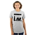 thumbnail image 1 of Falling in Love Romantic Cute Trendy Women's Graphic T Shirt Tees Brisco Brands X, 1 of 5