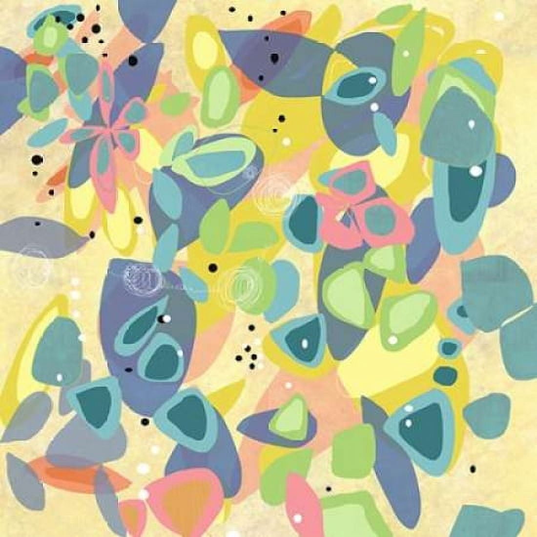 Falling on Water 1 Canvas Art - Jan Weiss (24 x 24)