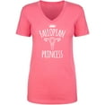 thumbnail image 1 of Fallopian Princess Womens V-Neck T-Shirt, 1 of 2