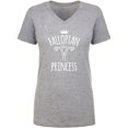 thumbnail image 1 of Fallopian Princess Womens V-Neck T-Shirt, 1 of 3