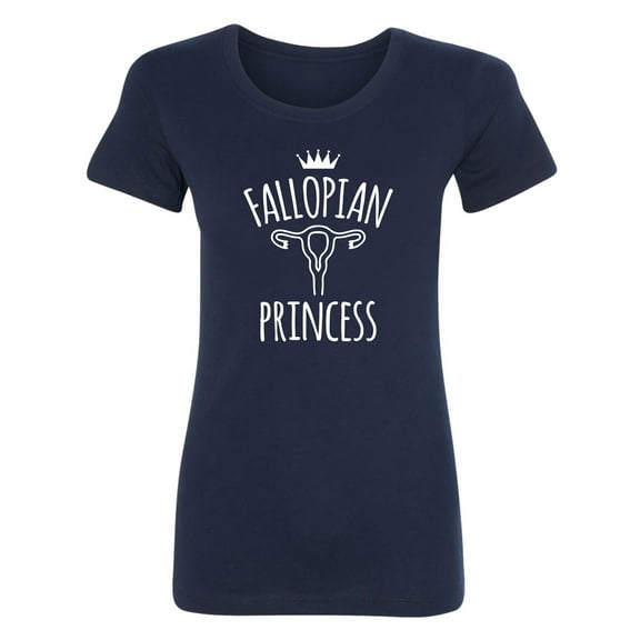 Fallopian Princess Womens crewneck tee