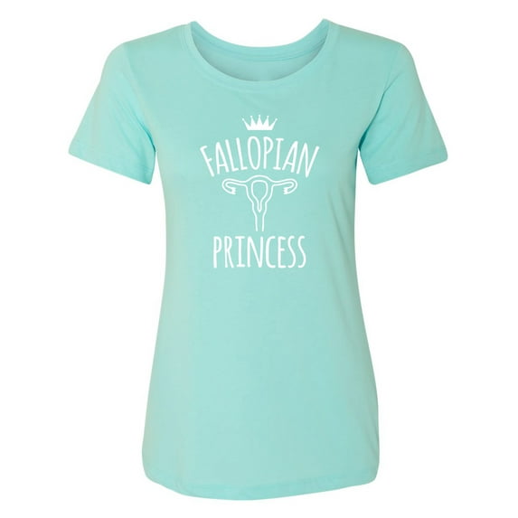 Fallopian Princess Womens crewneck tee