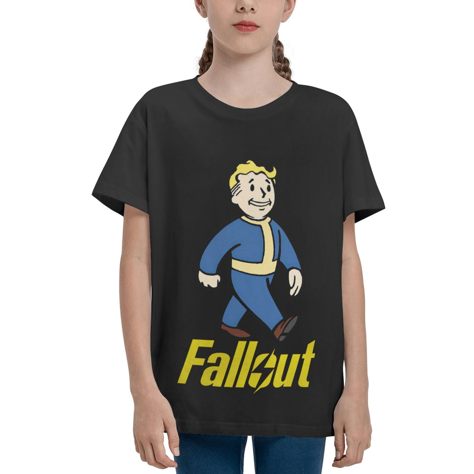 Fallout 2024 T Shirts for Boy Girl Teenager Round Neck Causal Blouse ...