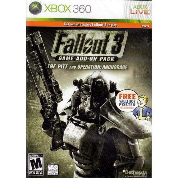 Fallout 3 Add-On Pack ~ The Pitt and Operation: Anchorage for XBOX 360