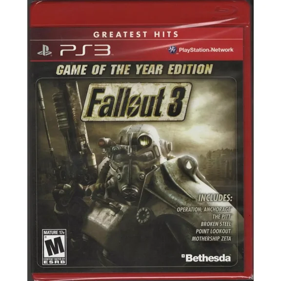 Fallout 3: Game of The Year Edition (Greatest Hits) PS3 (Brand New Factory Seale