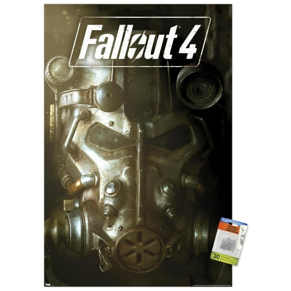 Fallout 4 - Key Art Wall Poster with Pushpins, 22.375" x 34"