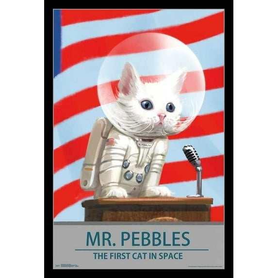 Fallout 4 - Mr. Pebbles Laminated & Framed Poster Print (22 x 34)