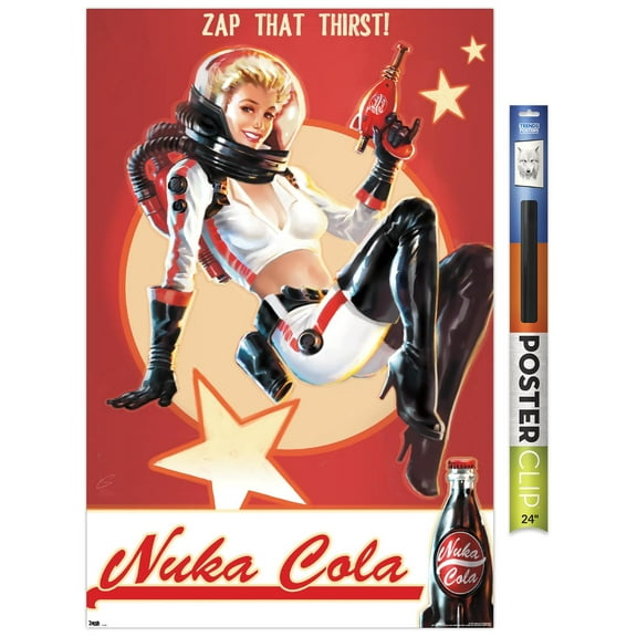 Fallout 4 - Nuka Cola - Zap That Thirst! Wall Poster, 22.375" x 34"