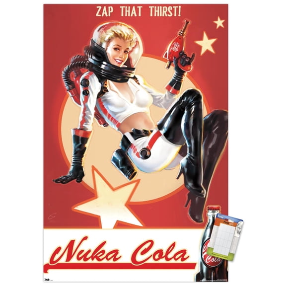 Fallout 4 - Nuka Cola - Zap That Thirst! Wall Poster, 22.375" x 34"