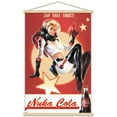 thumbnail image 1 of Fallout 4 - Nuka Cola - Zap That Thirst! Wall Poster with Magnetic Frame, 22.375" x 34", 1 of 4