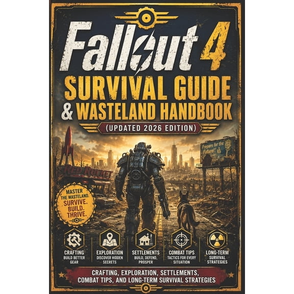 Fallout 4 Survival Guide & Wasteland Handbook (Updated 2026 Edition): Crafting, Exploration, Settlements, Combat Tips, a, (Paperback)