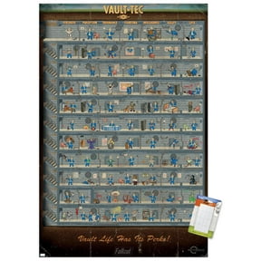 Fallout 4 - Vault Life Wall Poster, 22.375" x 34"