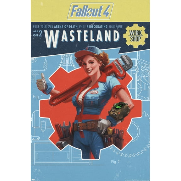 Fallout 4: Wasteland - Workshop Wall Poster, 22.375" x 34"