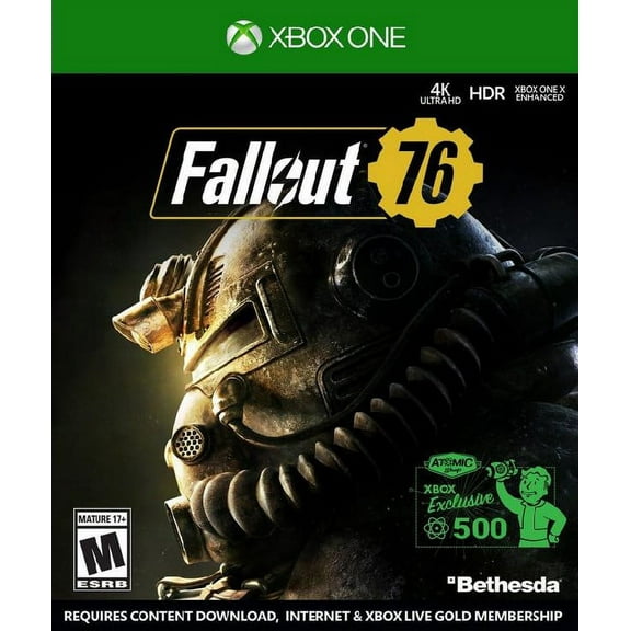 Restored Fallout 76 Action RPG Physical Video Game for Xbox One