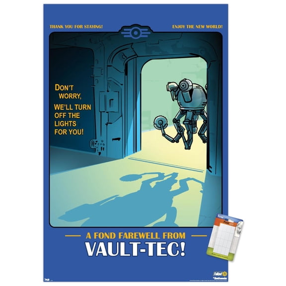 Fallout: 76 - Fond Farewell Wall Poster, 22.375" x 34"